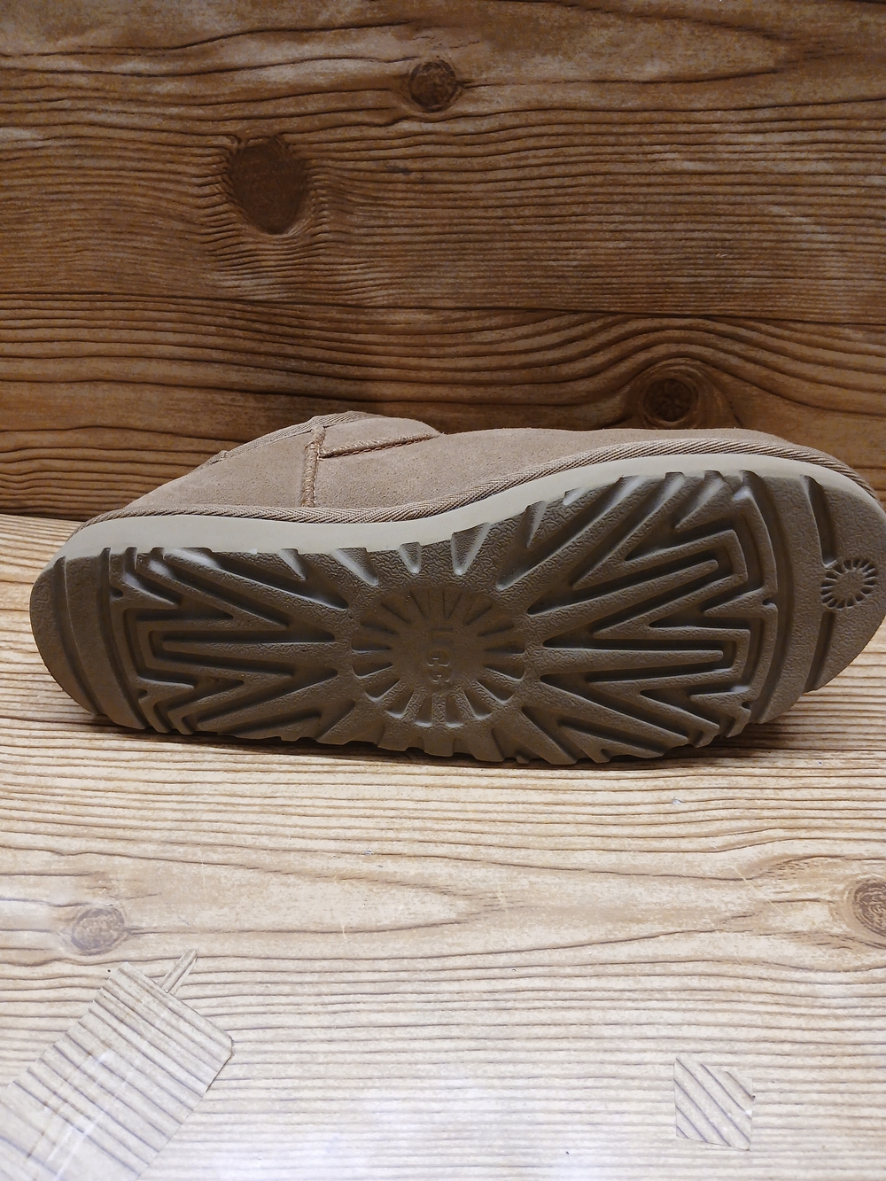 UGG Women's Slip-On Suede Mule in Chestnut - Picture 6 of 14
